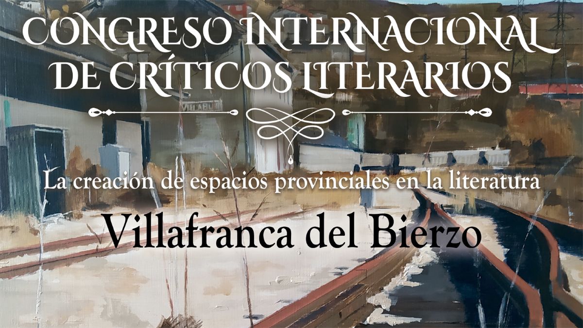 Parte del cartel que presenta la cita literaria.