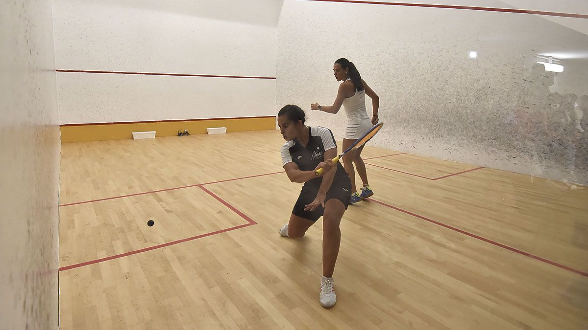 Un instante de la final femenina en el Hispánico. | SAÚL ARÉN