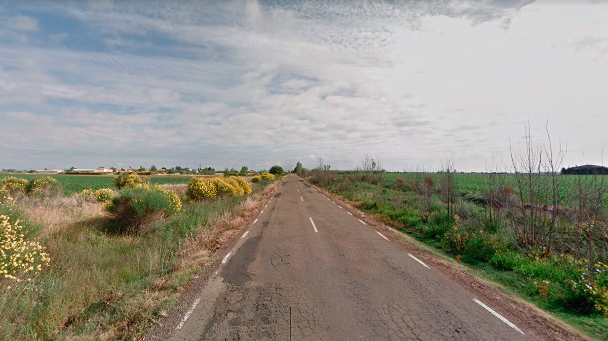 El tráfico estará restringido en el tramo entre Santa María del Páramo y Villarrín del Páramo. | GOOGLE MAPS