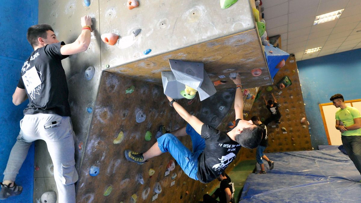 Imagen de archivo del rocódromo del centro deportivo. | DANIEL MARTÍN