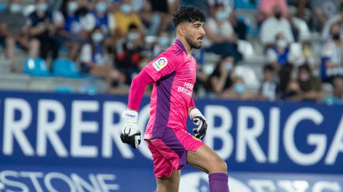 Amir, durante un partido con la Deportiva. | LA LIGA