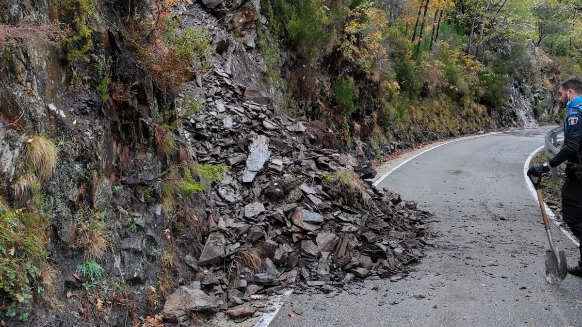 El desprendimiento podría hacerse mayor con las previsiones de lluvia actuales.