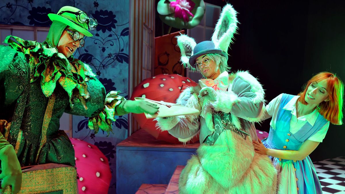 Una escena del musical. Una escena del musical.