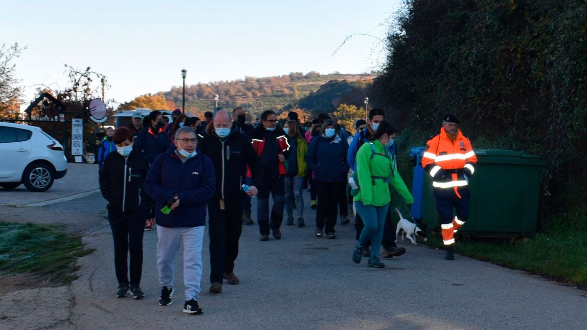 Imágenes de la ruta que se realizó este domingo en Carucedo.