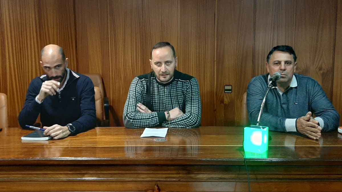 Juan Martínez Tascón, Jesús Montes y Apolinar Castellanos. | L.N.C. Juan Martínez Tascón, Jesús Montes y Apolinar Castellanos. | L.N.C.