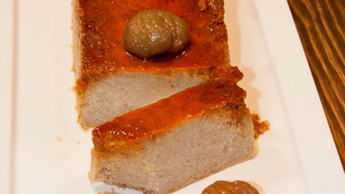 Uno de los platos que se podrá probar es el pudding de castañas.