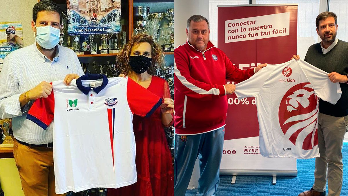 Dos de los acuerdos firmados por Red Lion con clubes leoneses. | LNC Dos de los acuerdos firmados por Red Lion con clubes leoneses. | LNC