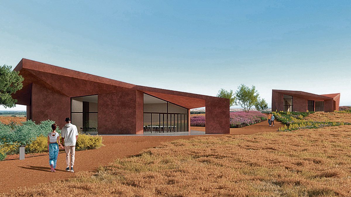 Recreación virtual del proyecto de centro arqueológico en la antigua ciudad de Lancia.