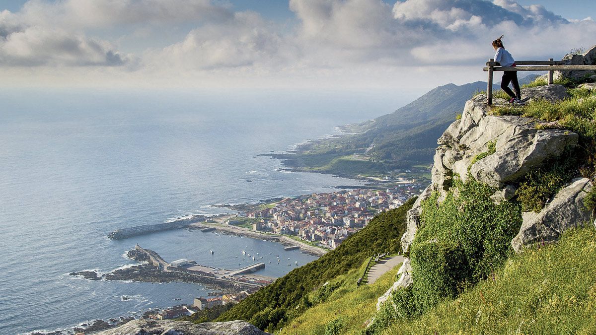 A Guarda ofrece impresionantes vistas panorámicas a la desembocadura del Miño, Portugal y el océano. | A GUARDA