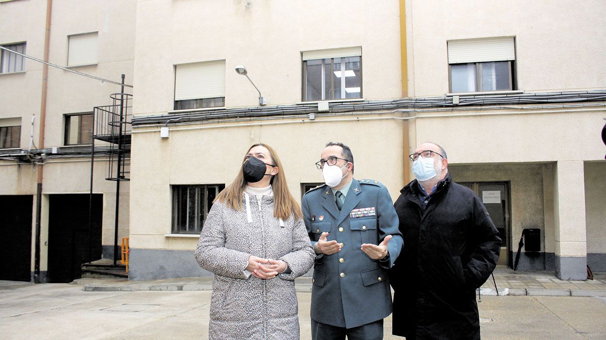 La delegada del Gobierno, Virginia Barcones, durante la presentación de las actuaciones en Soria. | ICAL