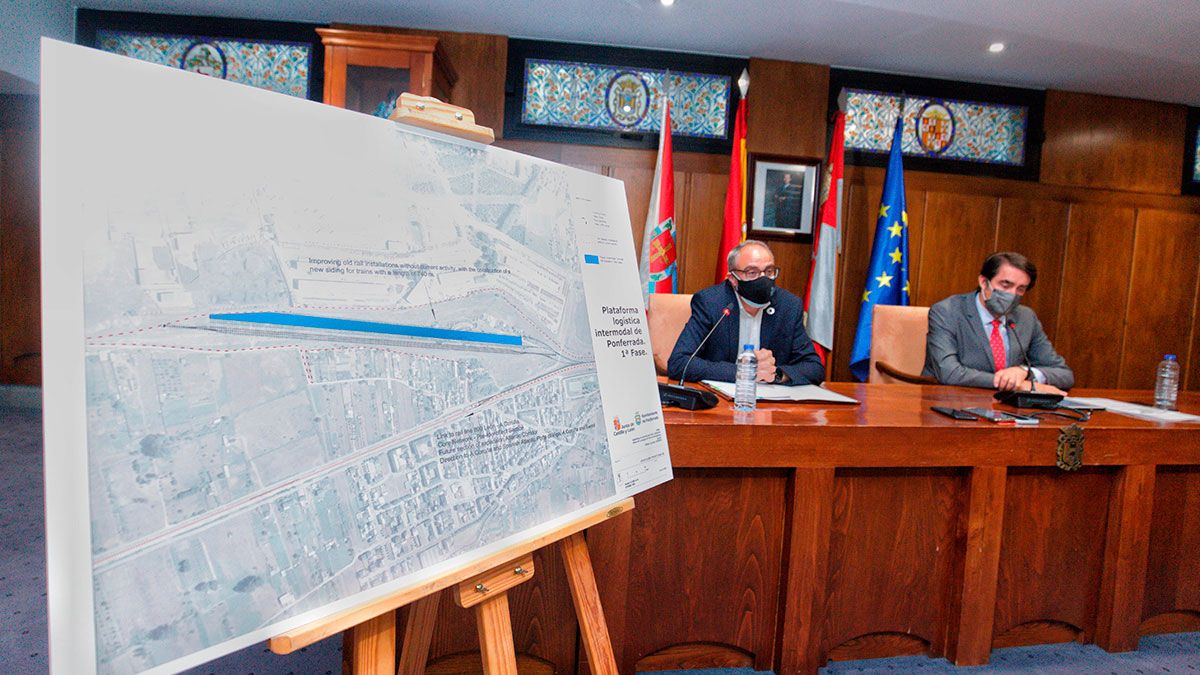 Imagen de archivo al presentar las ayudas europeas conseguidas para el proyecto. | ICAL