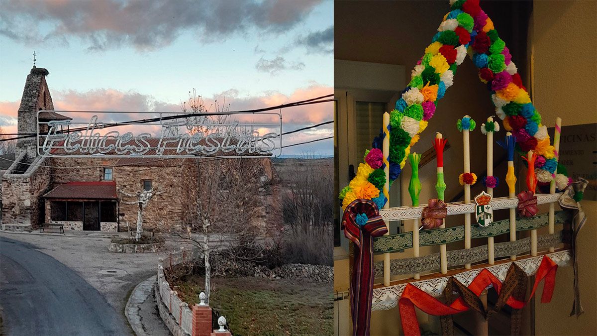 Imagen de archivo de las navidades en Valderrey el pasado 2021. | L.N.C.