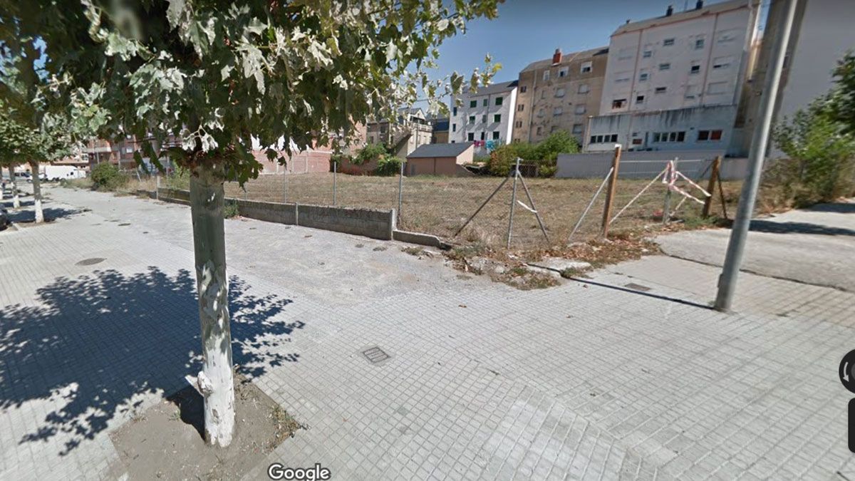 Imagen de Google Maps de la parcela en la calle Málaga