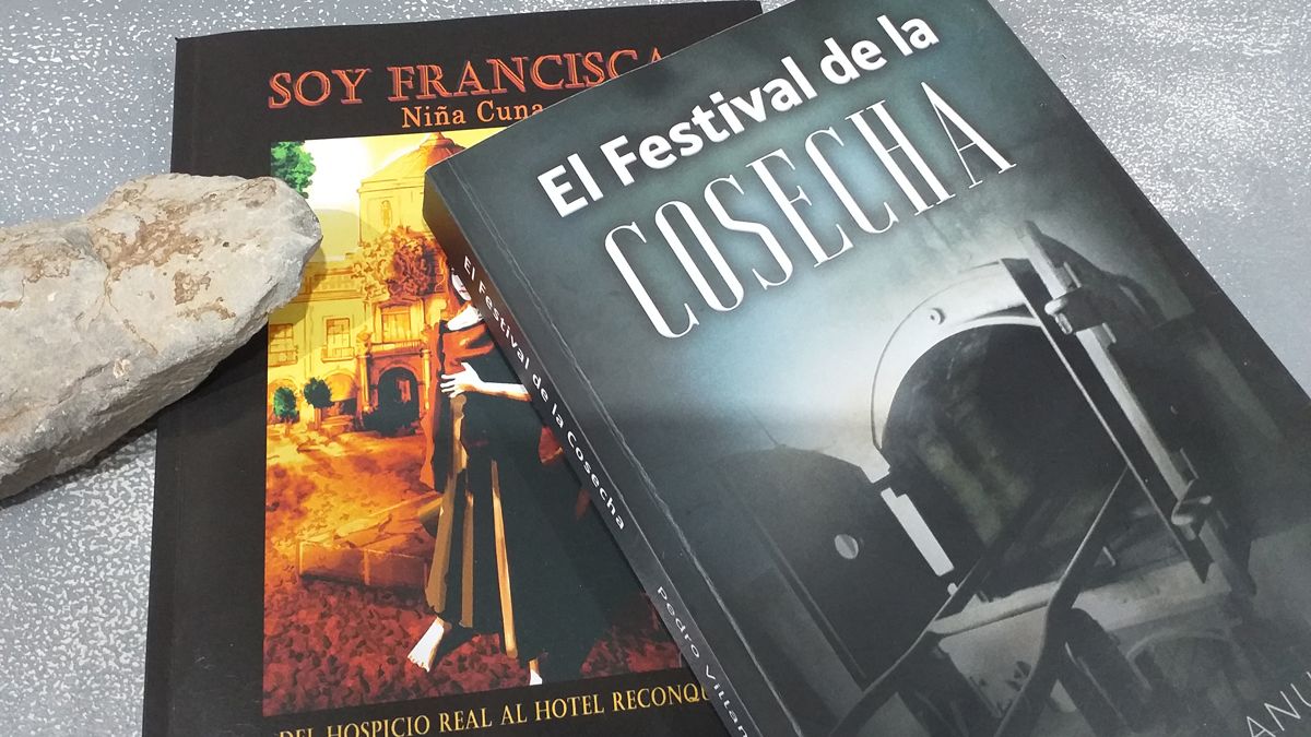 Portada de 'El Festival de al cosecha' y la otra obra de Villanueva 'Soy Francisca, niña cuna'