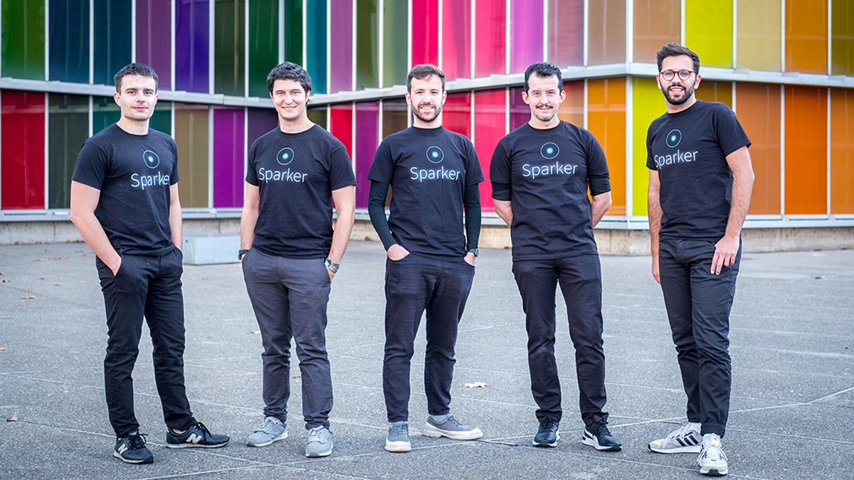 El equipo que está detrás de 'Sparker', la nueva red social que ha nacido en León. | L.N.C.