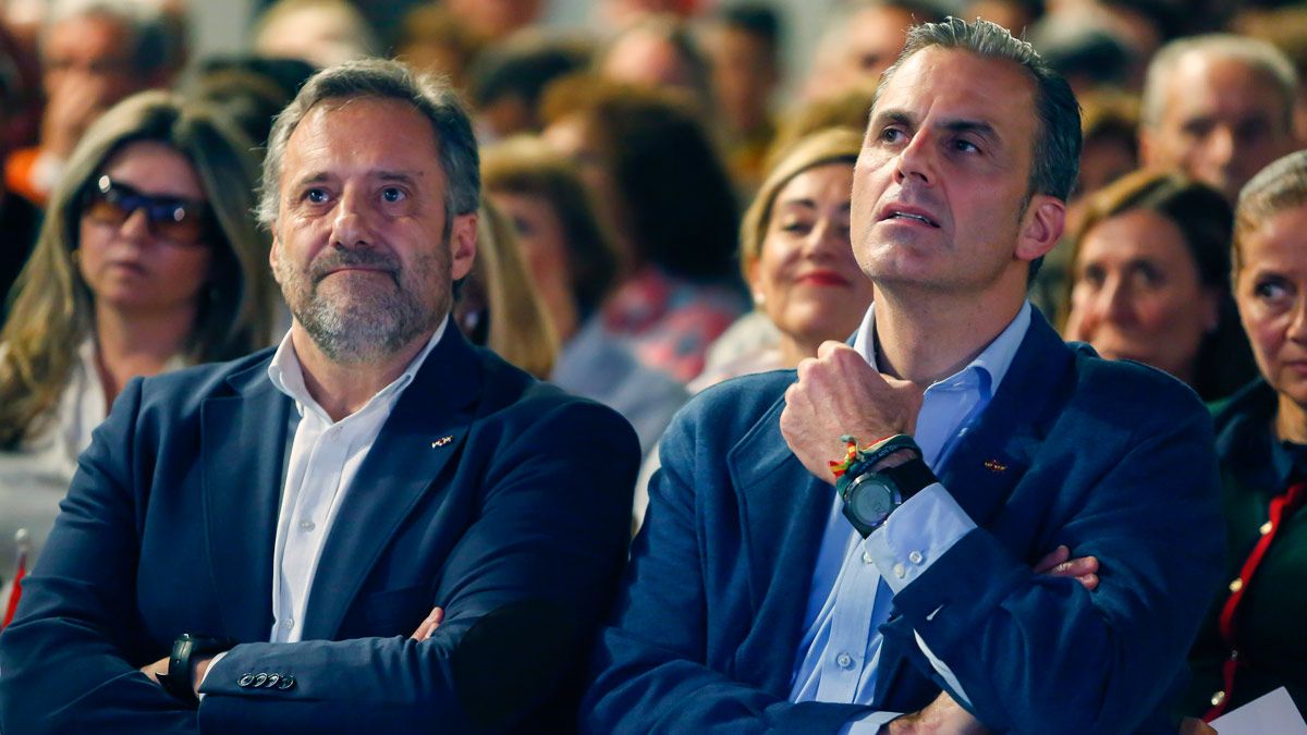 Carlos Pollán junto a Javier Ortega-Smith. | ICAL