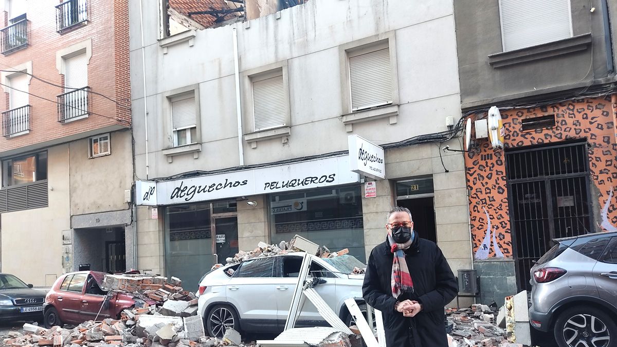 El concejal de Seguridad visitó la zona para dar cuenta de un primer análisis de los hechos. | D.M.