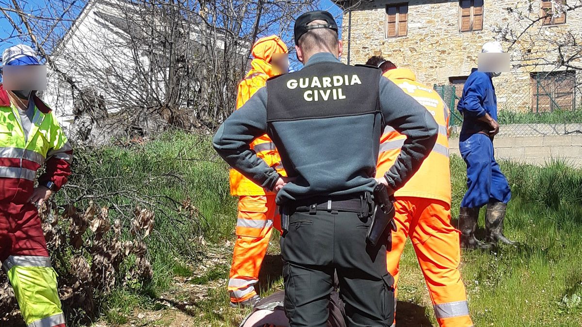 Uno de los rescates realizados por los guardias civiles en 2021. | L.N.C.