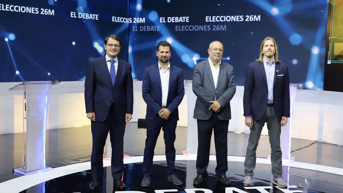 Imagen de archivo del debate electoral previo a las elecciones autonómicas de 2019. | ICAL