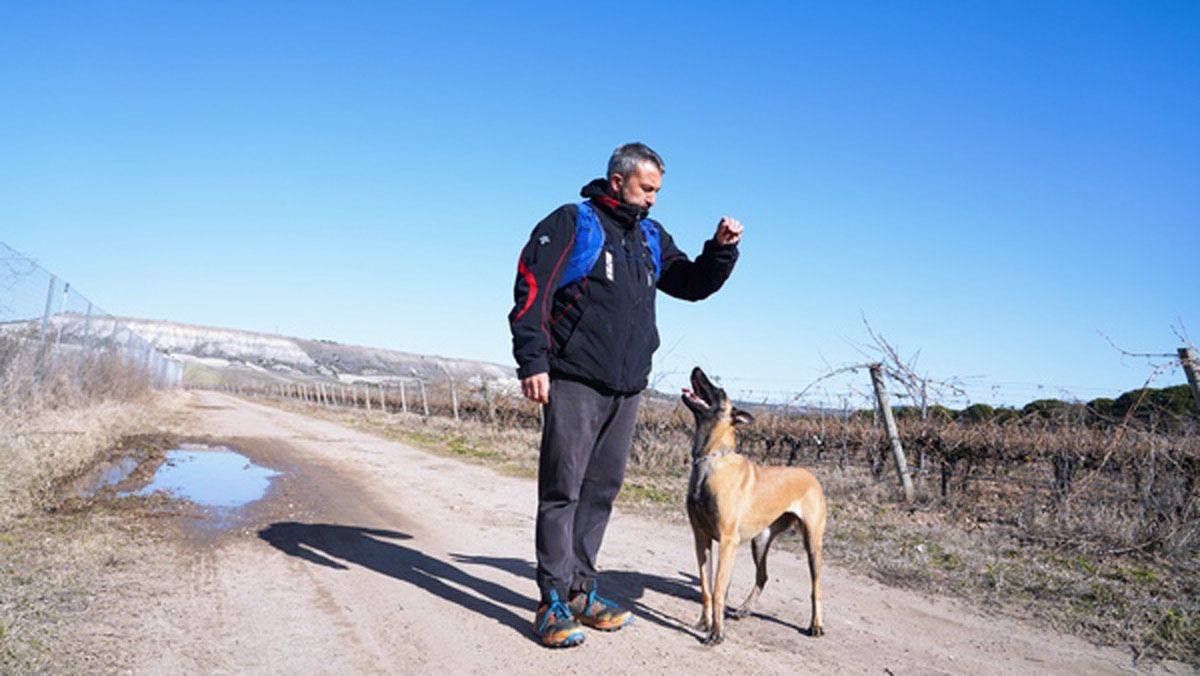 David Gonzalez y Luna, su pastor belga. | ICAL