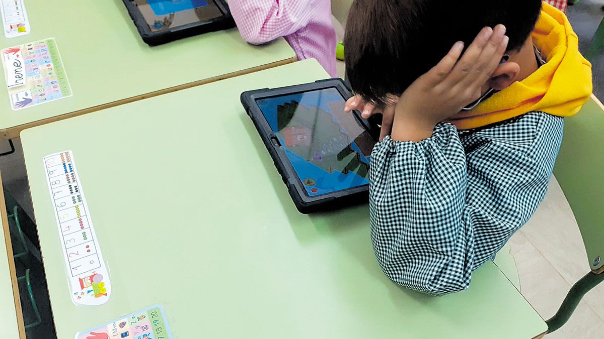 Alumno de la escuela infantil. | L.N.C.