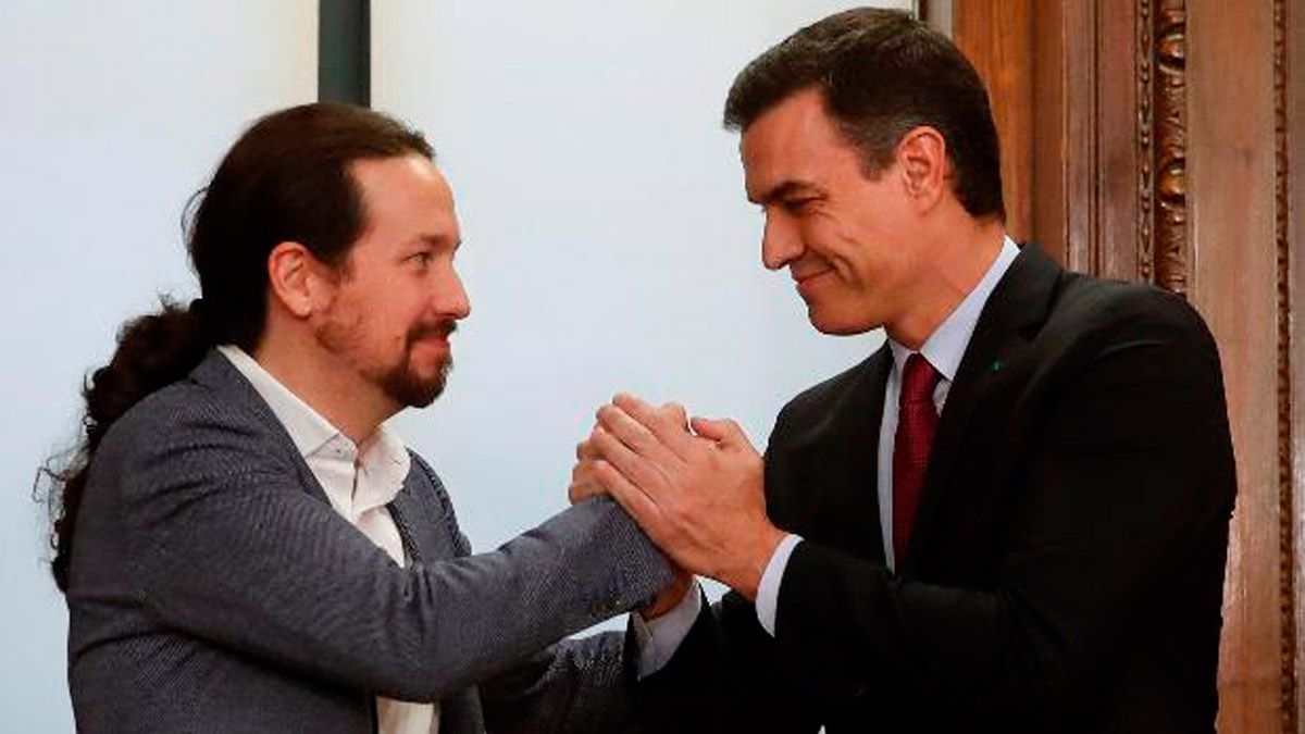 Pablo Iglesias y Pedro Sánchez en una imagen de archivo. | ABC