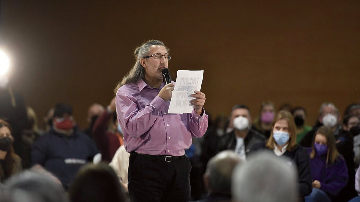 Sixto Martínez, candidato de Unidas Podemos. | SAÚL ARÉN