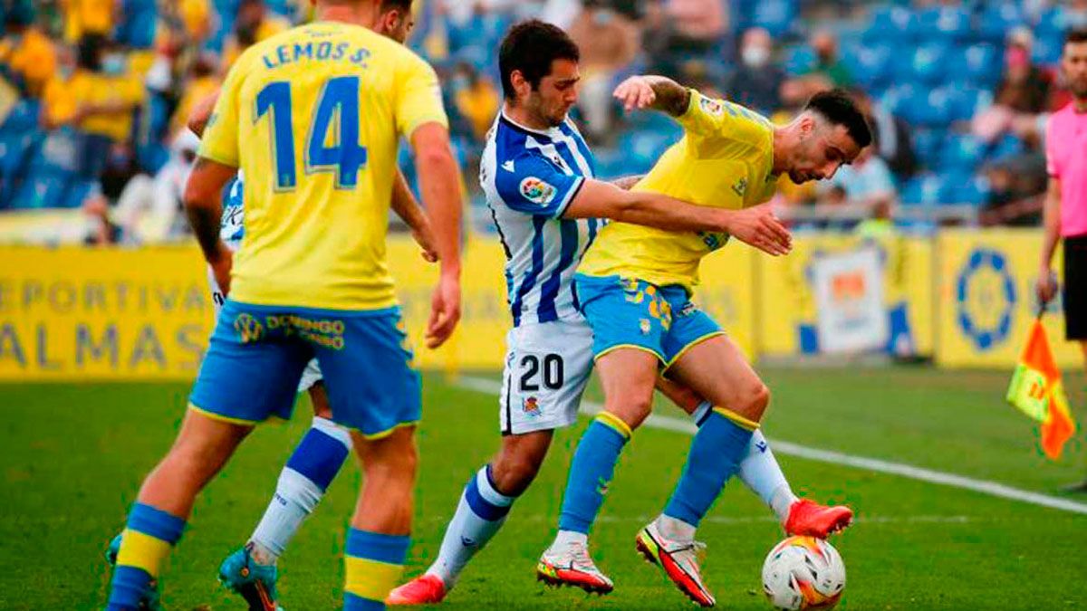 Imagen del partido de la Real Sociedad B en Las Palmas. | LA LIGA