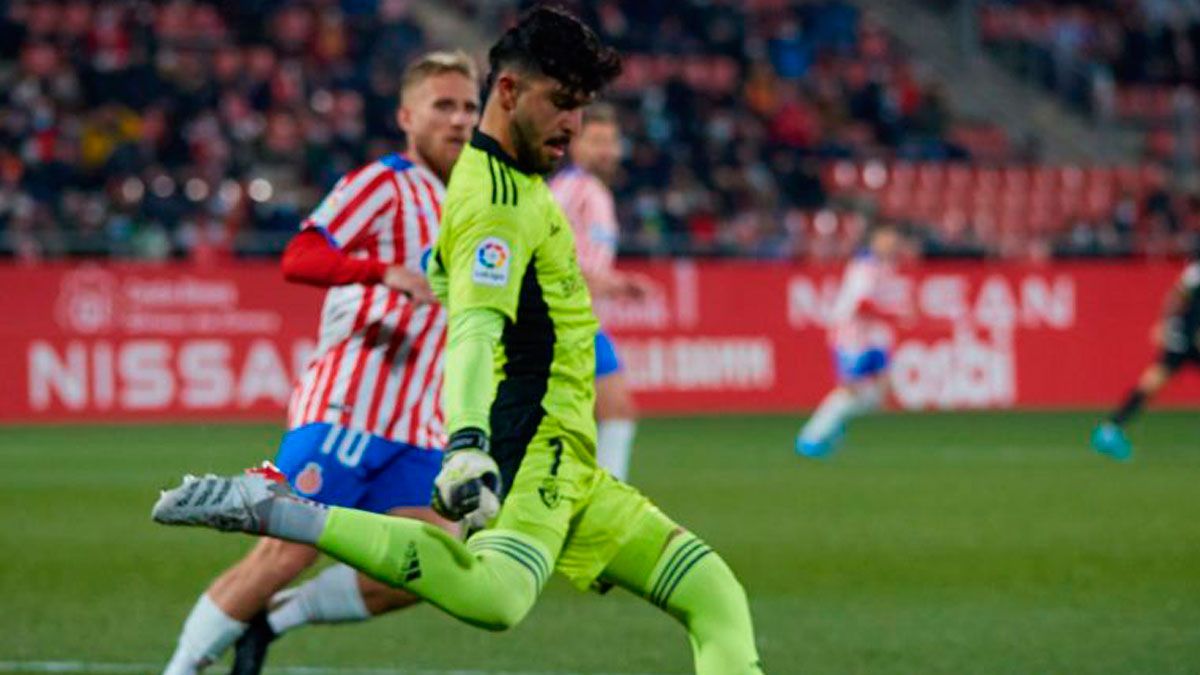 Amir saca de puerta durante el último encuentro frente al Girona. | LALIGA Amir saca de puerta durante el último encuentro frente al Girona. | LALIGA