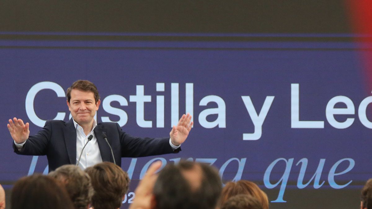 El candidato del PP, Alfonso Fernández Mañueco, durante un acto. :: ical El candidato del PP, Alfonso Fernández Mañueco, durante un acto. :: ical
