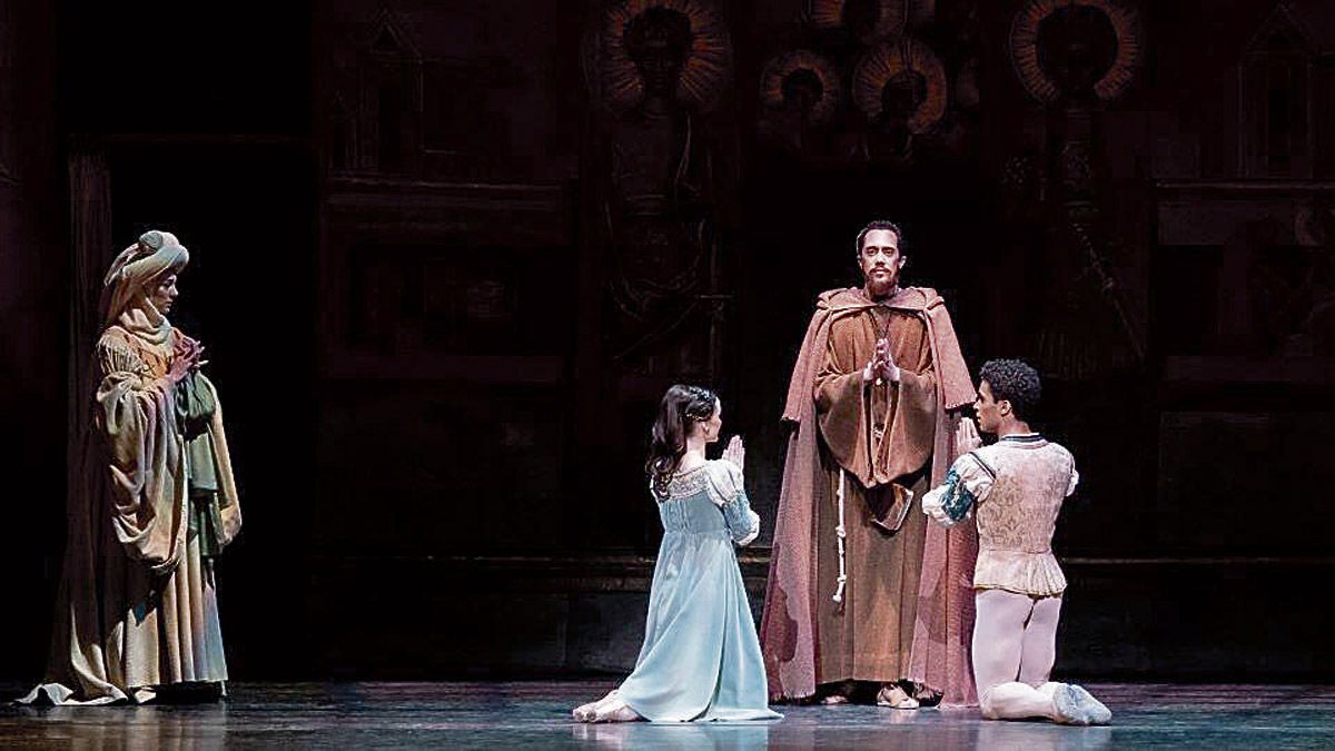 Un momento del montaje de ‘Romeo y Julieta’ a cargo del Royal Ballet de Londres.