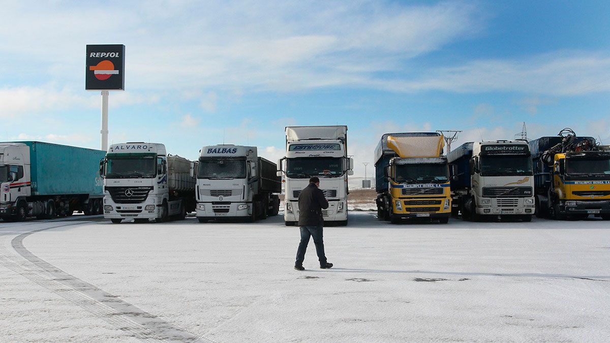 Los transportistas bercianos aseguran que su sector corre peligro. | M.I.