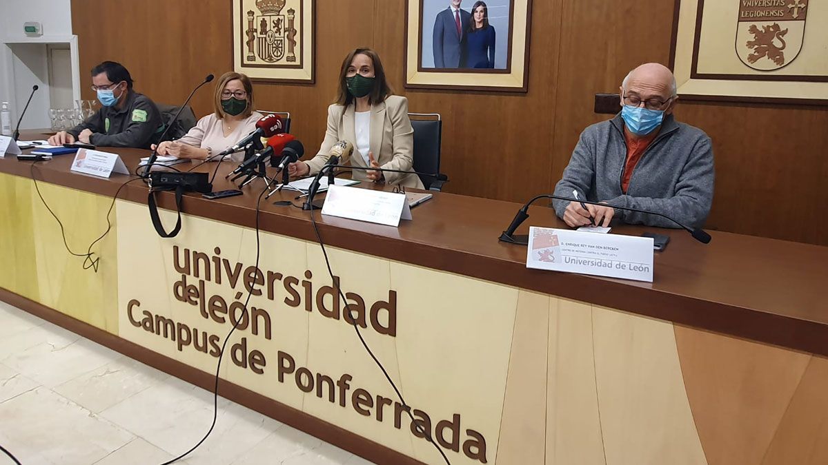 Presentación de las jornadas en el Campus de Ponferrada.