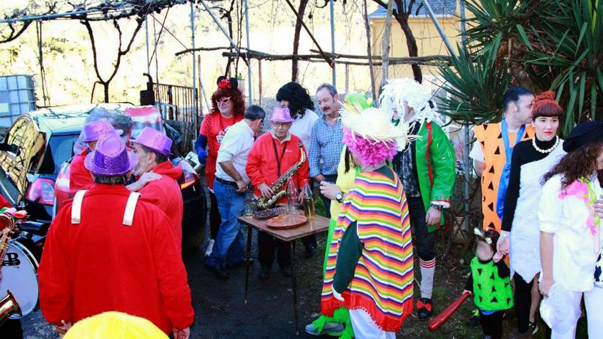 Carnavales en Sobrado en una imagen de archivo.