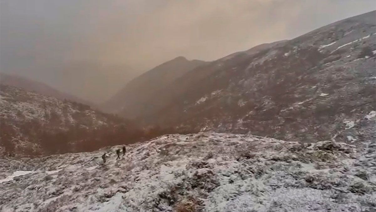 Un momento de la búsqueda. | GUARDIA CIVIL