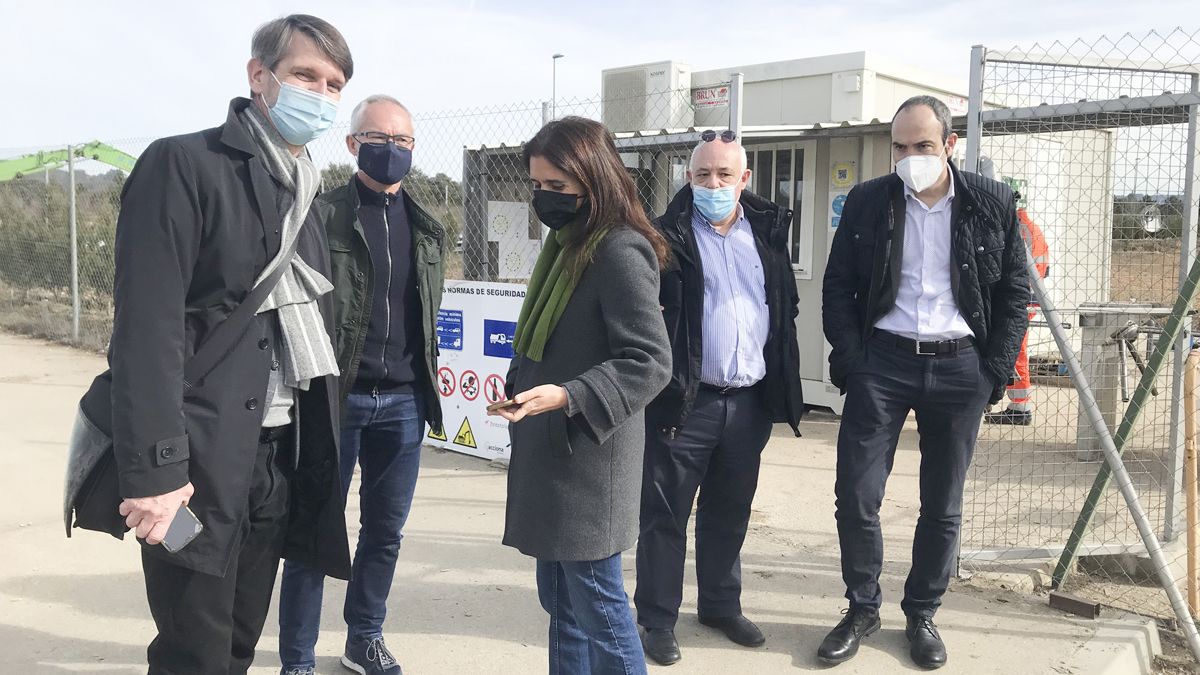 El director general de Energía, Alfonso Arroyo, en su visita a las instalaciones de la planta. | Ical