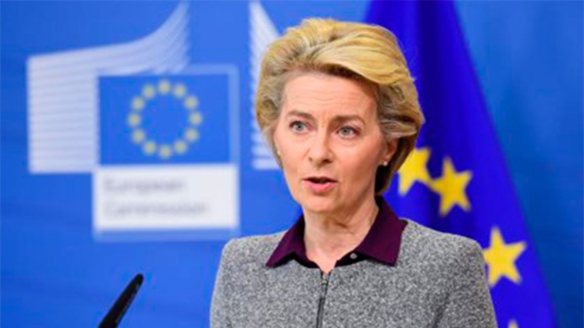 La presidenta de la Comisión Europea, Ursula Von der Leyen. | E.P.