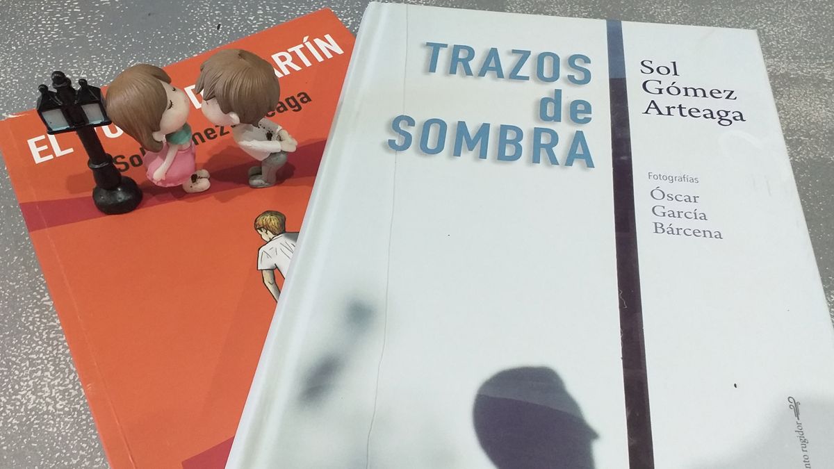 Portada de los libros de Sol Gómez Arteaga.