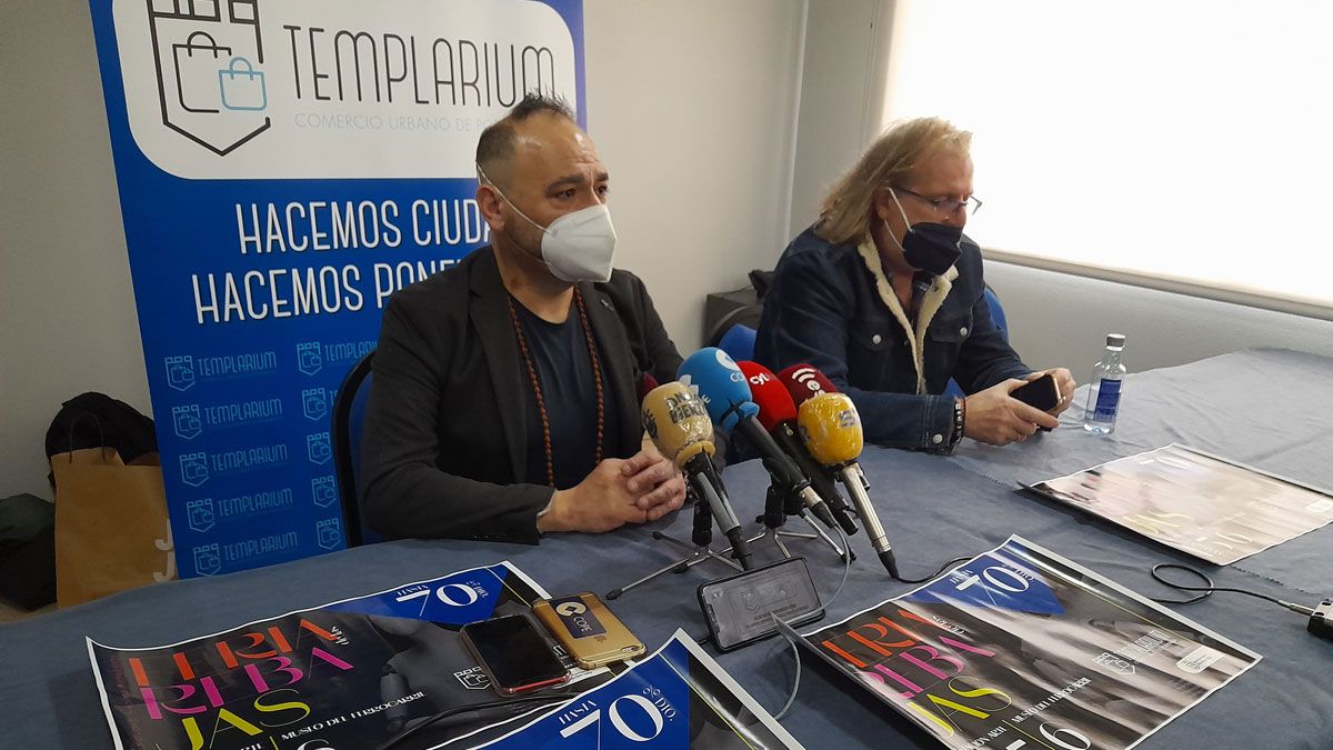 Álvarez y Martín presentando la Feria de las Rebajas de este año. | MAR IGLESIAS