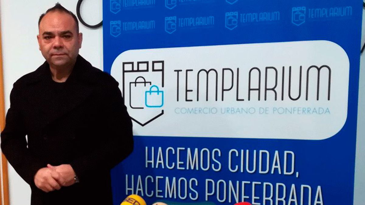 Felipe Álvarez es el presidente de la agrupación Templarium de Ponferrada.