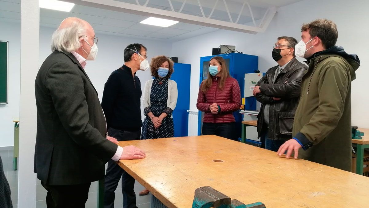 Visita de la delegada a Villafranca del Bierzo.