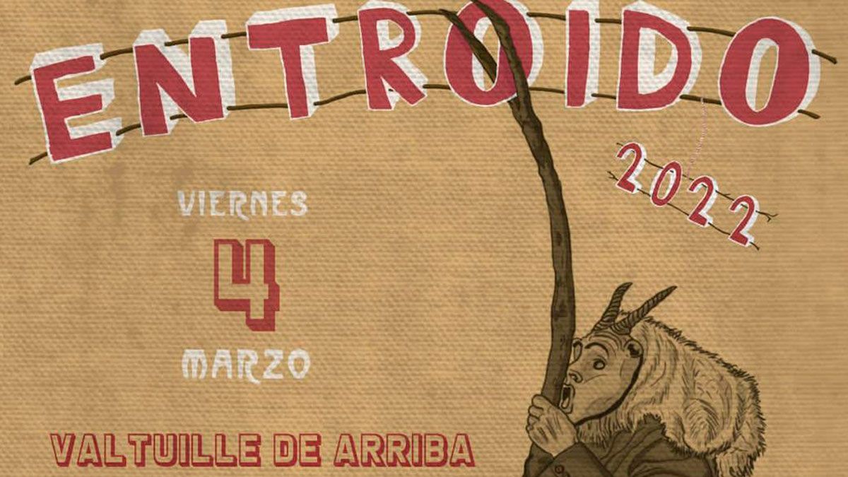 Cartel que anuncia la recuperación del Entroido. Cartel que anuncia la recuperación del Entroido.