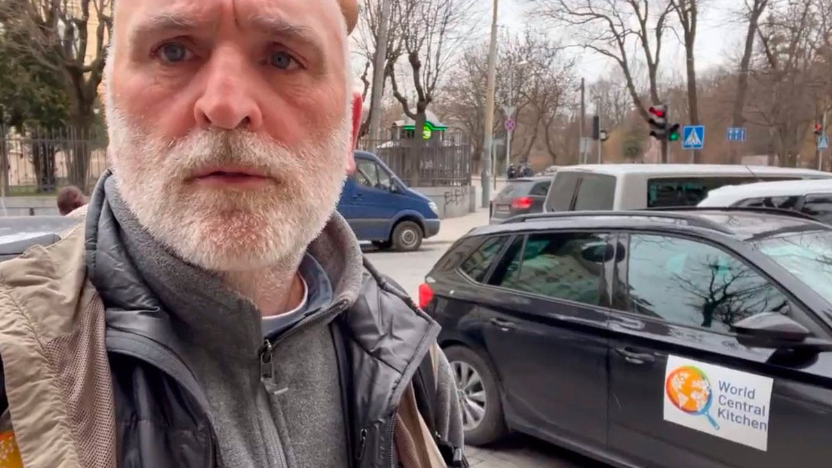 El chef José Andrés en Lviv, Ucrania. | @CHEFJOSEANDRES