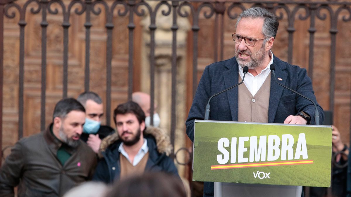 Carlos Pollán durante un acto público en León. | ICAL