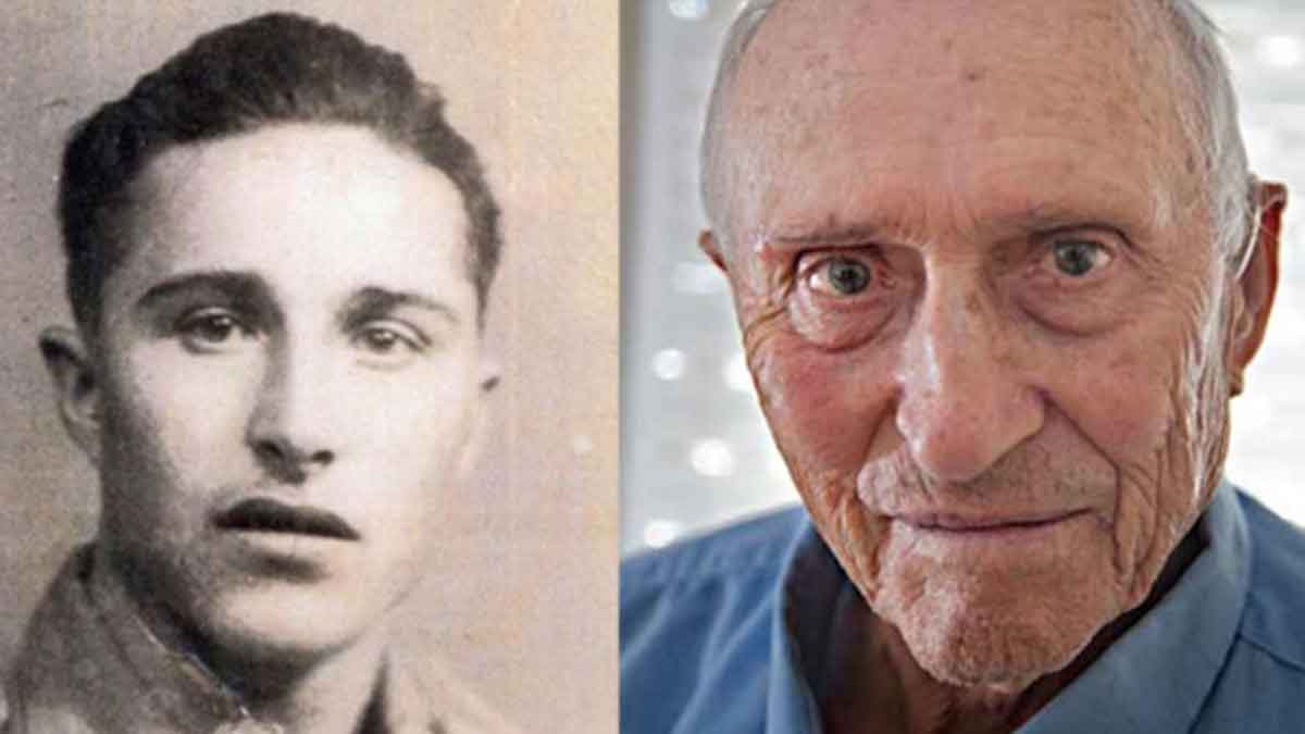 Una fotografía de José Valle Rodera de su juventud y otra del libro de Santiago Macías ‘El monte o la muerte’. | L.N.C Una fotografía de José Valle Rodera de su juventud y otra del libro de Santiago Macías ‘El monte o la muerte’. | L.N.C