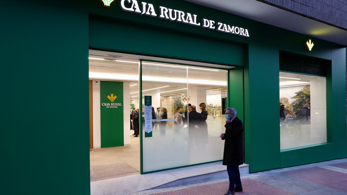 Imagen de archivo de una oficina de Caja Rural.