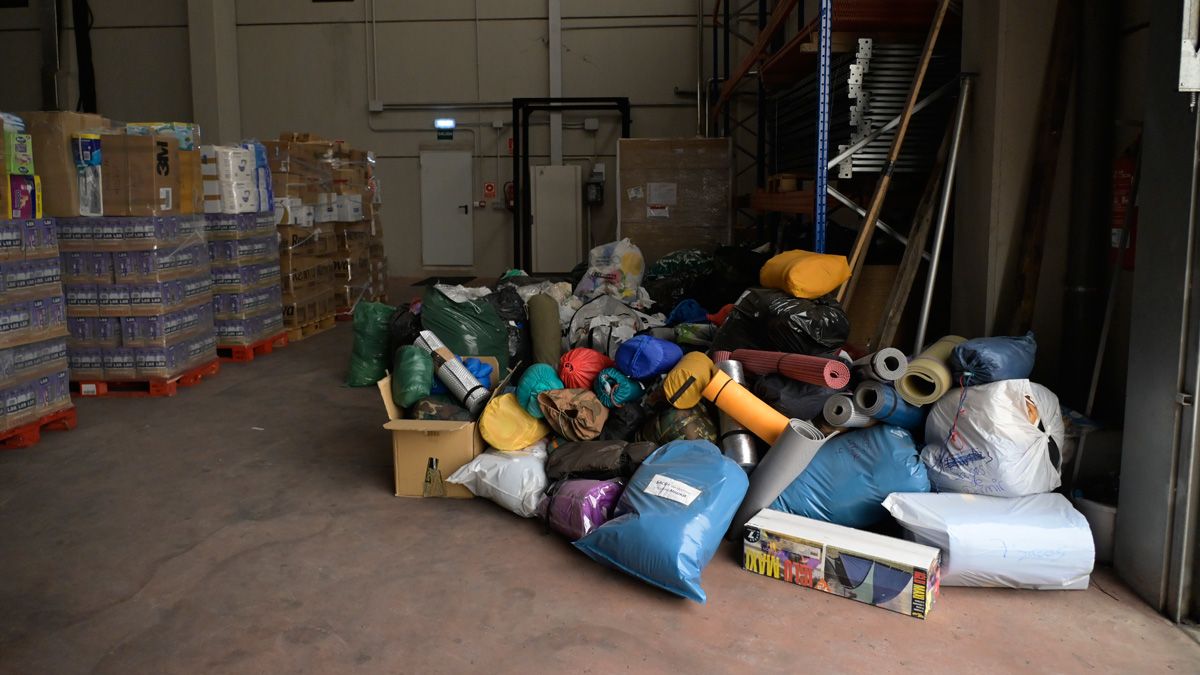 Parte de la ayuda que se organiza en Transleyca. | M. PEÑA