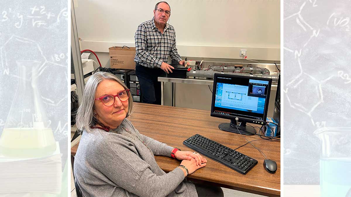 Ángela Díez y Arsenio Fernández, investigadores del proyecto. | L.N.C.