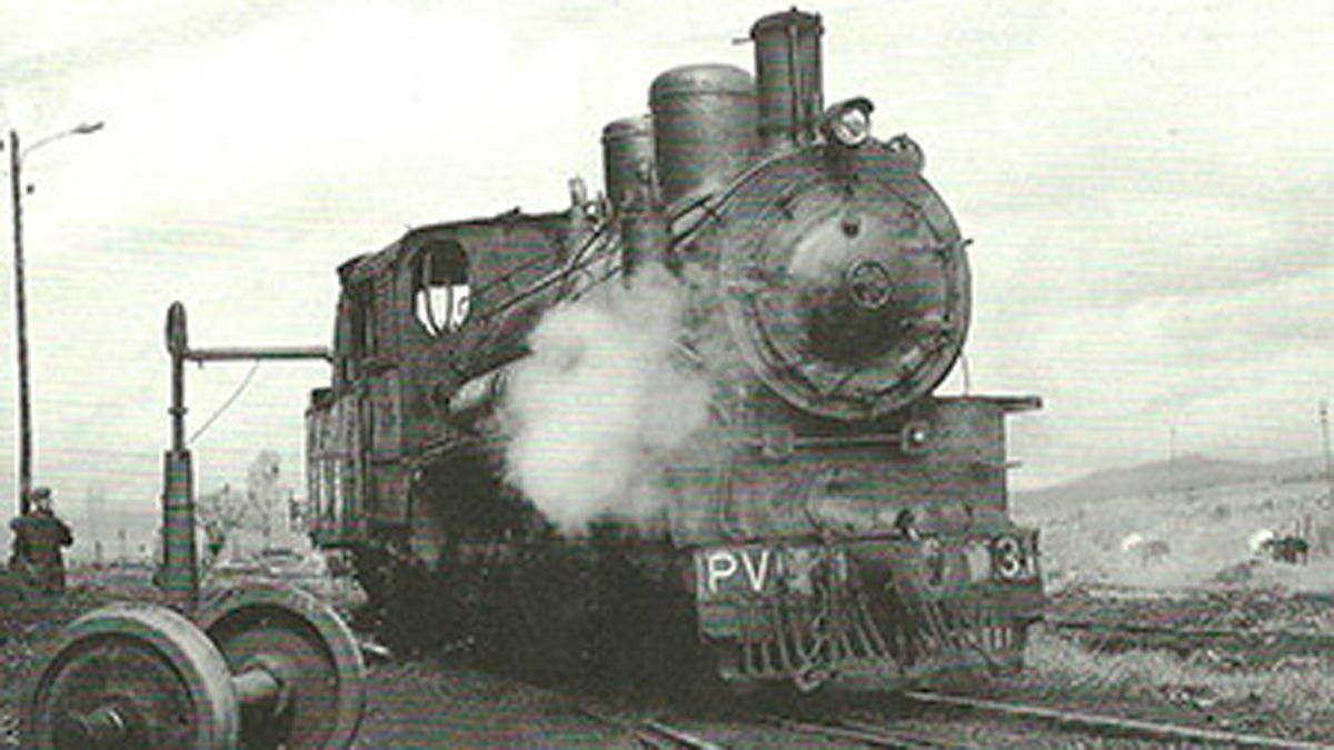 Locomotora de Vapor 31 que realizaba la línea Ponferrada-Villablino.