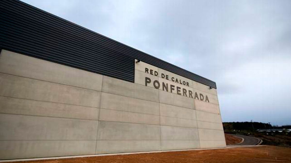 Imagen del edificio de la central de calor en Compostilla. Imagen del edificio de la central de calor en Compostilla.